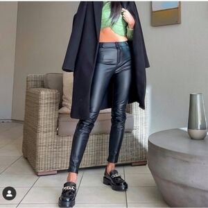 Zara Faux Leather Leggings NWT Size XS